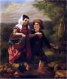 The Picnic by John George Brown - Hand-Painted Oil Painting on Canvas on Sale