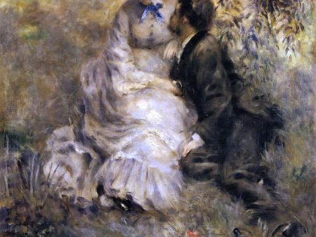 The Lovers by Pierre Auguste Renoir - Hand-Painted Oil Painting on Canvas For Discount