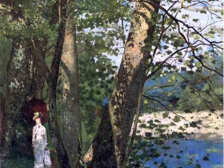 The Sycamores by John Love - Hand-Painted Oil Painting on Canvas on Sale