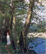 The Sycamores by John Love - Hand-Painted Oil Painting on Canvas on Sale