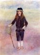 The Little Fishergirl by Pierre Auguste Renoir - Hand-Painted Oil Painting on Canvas on Sale