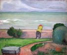 View of the Sea by Henri Lebasque - Hand-Painted Oil Painting on Canvas Fashion