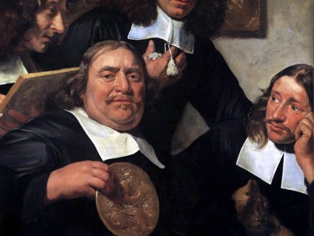 The Governors of the Guild of St Luke, Haarlem (detail) by Jan De Bray - Hand-Painted Oil Painting on Canvas Discount