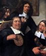 The Governors of the Guild of St Luke, Haarlem (detail) by Jan De Bray - Hand-Painted Oil Painting on Canvas Discount