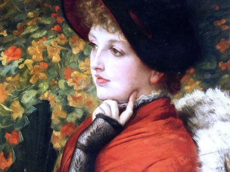 Type of Beauty (also known as Kathleen Newton) by James Tissot - Hand-Painted Oil Painting on Canvas Hot on Sale