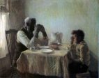 The Thankful Poor by Henry Ossawa Tanner - Hand-Painted Oil Painting on Canvas Fashion