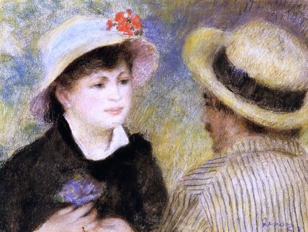 A Boating Couple (also known as Aline Charigot and Renoir) by Pierre Auguste Renoir - Hand-Painted Oil Painting on Canvas Online Hot Sale