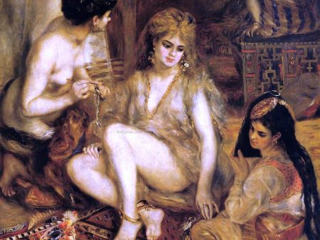 The Harem (also known as Parisian Women Dresses as Algerians) by Pierre Auguste Renoir - Hand-Painted Oil Painting on Canvas Online now