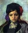 Young Child in a Turban by Henri Lebasque - Hand-Painted Oil Painting on Canvas Online now