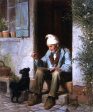 The Little Beggar by James Wells Champney - Hand-Painted Oil Painting on Canvas Discount