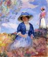 Two Young Women in the Field by Henri Lebasque - Hand-Painted Oil Painting on Canvas Supply