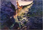 The White Boat, Javea by Joaquin Sorolla Y Bastida - Hand-Painted Oil Painting on Canvas Fashion