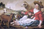 The Shepherdess by Jacob Gerritsz Cuyp - Hand-Painted Oil Painting on Canvas Fashion