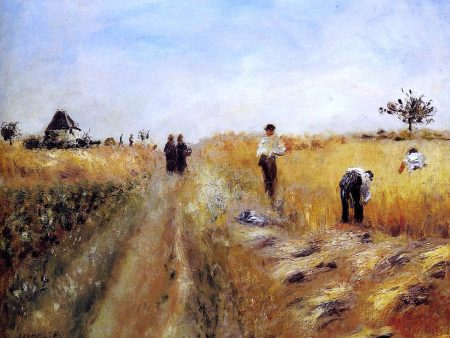 The Harvesters by Pierre Auguste Renoir - Hand-Painted Oil Painting on Canvas Sale