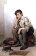 Shoe Shine Boy by John George Brown - Hand-Painted Oil Painting on Canvas Sale