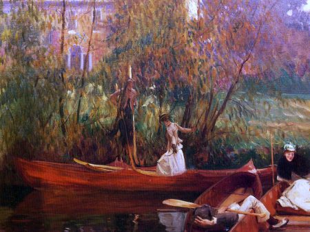 A Boating Party by John Singer Sargent - Hand-Painted Oil Painting on Canvas Online