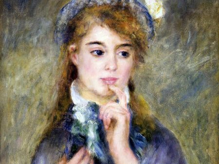 The Ingenue by Pierre Auguste Renoir - Hand-Painted Oil Painting on Canvas Sale