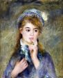 The Ingenue by Pierre Auguste Renoir - Hand-Painted Oil Painting on Canvas Sale