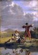 Voltaire Narrating a Fable by Jean Huber - Hand-Painted Oil Painting on Canvas Online Sale