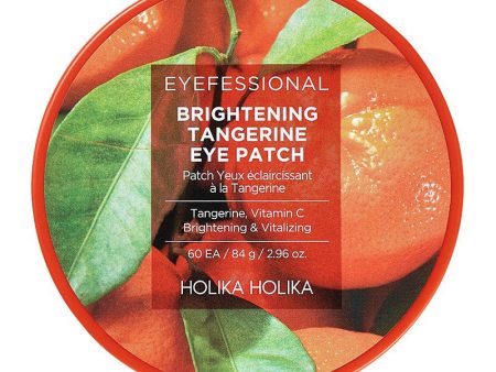 Skaistinančios hidrogelio paakių pagalvėlės Holika Holika Eyefessional Brightening Tangerine Cica Eye Patch HH20020093, 30 porų Online Sale