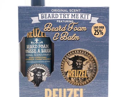 Reuzel Beard Try Me Kit: Barzdos Putos 70ml + Barzdos Balzamas 35g For Cheap