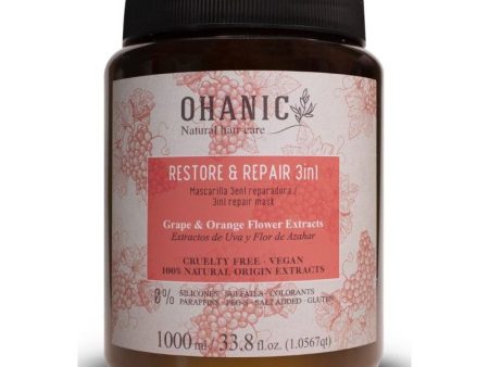 Atkuriamoji kaukė plaukams Ohanic Repair Mask 3 in 1, 1000 ml OHAN13 Online