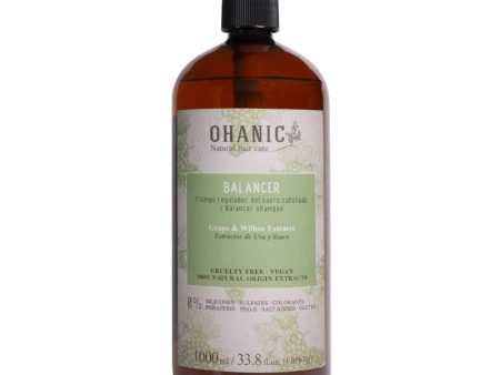 Šampūnas riebiai galvos odai Ohanic Balancer Shampoo, 1000 ml OHAN03 For Sale