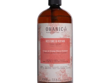 Atkuriamasis šampūnas plaukams Ohanic Total Repair Shampoo, 1000 ml OHAN01 For Cheap