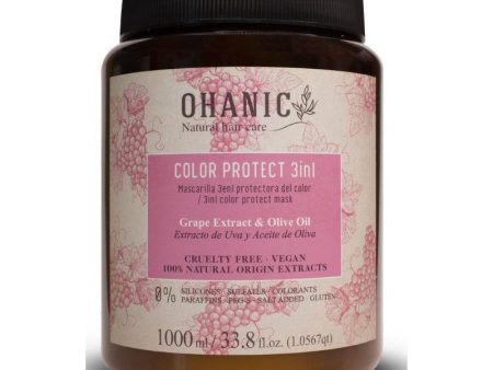 Kaukė dažytiems plaukams Ohanic Color Protect Mask, 1000 ml OHAN16 Discount