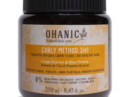 Kaukė garbanotiems plaukams Ohanic Curly Method Mask, 250 ml OHAN19 For Discount