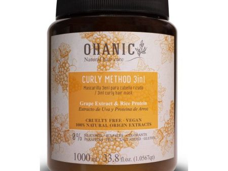 Kaukė garbanotiems plaukams Ohanic Curly Method Mask, 1000 ml OHAN14 For Discount